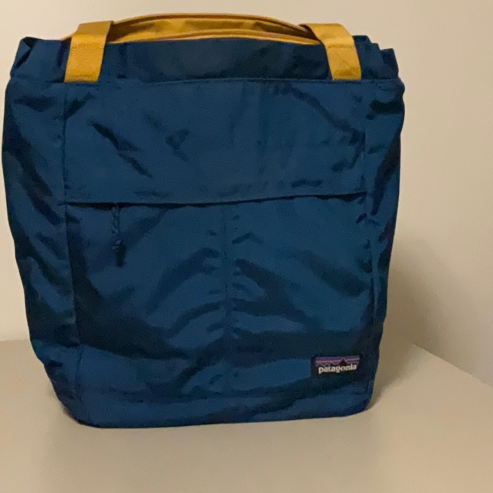 Patagonia Navy and Gold Tote